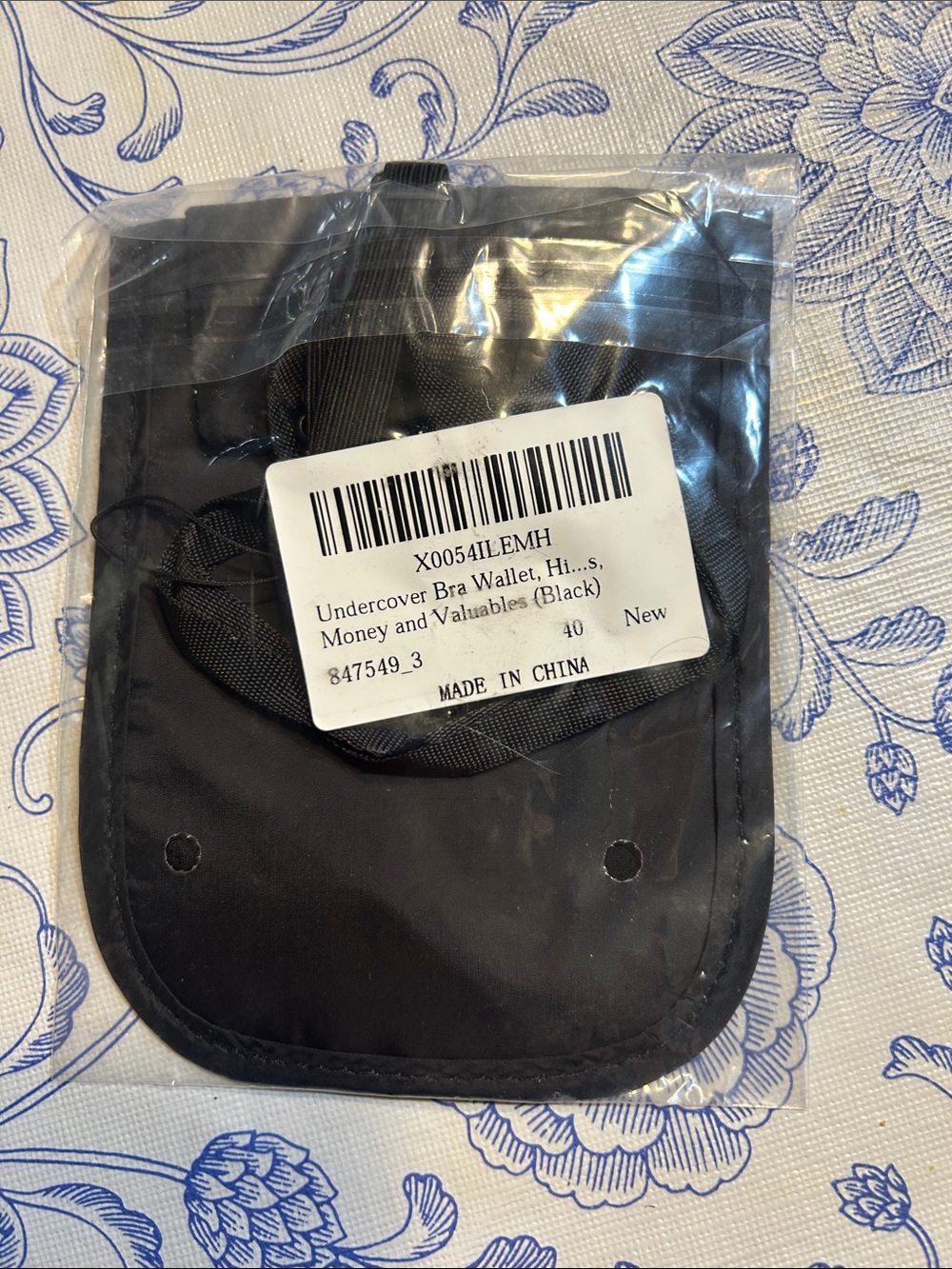 Undercover Bra Wallet - Black